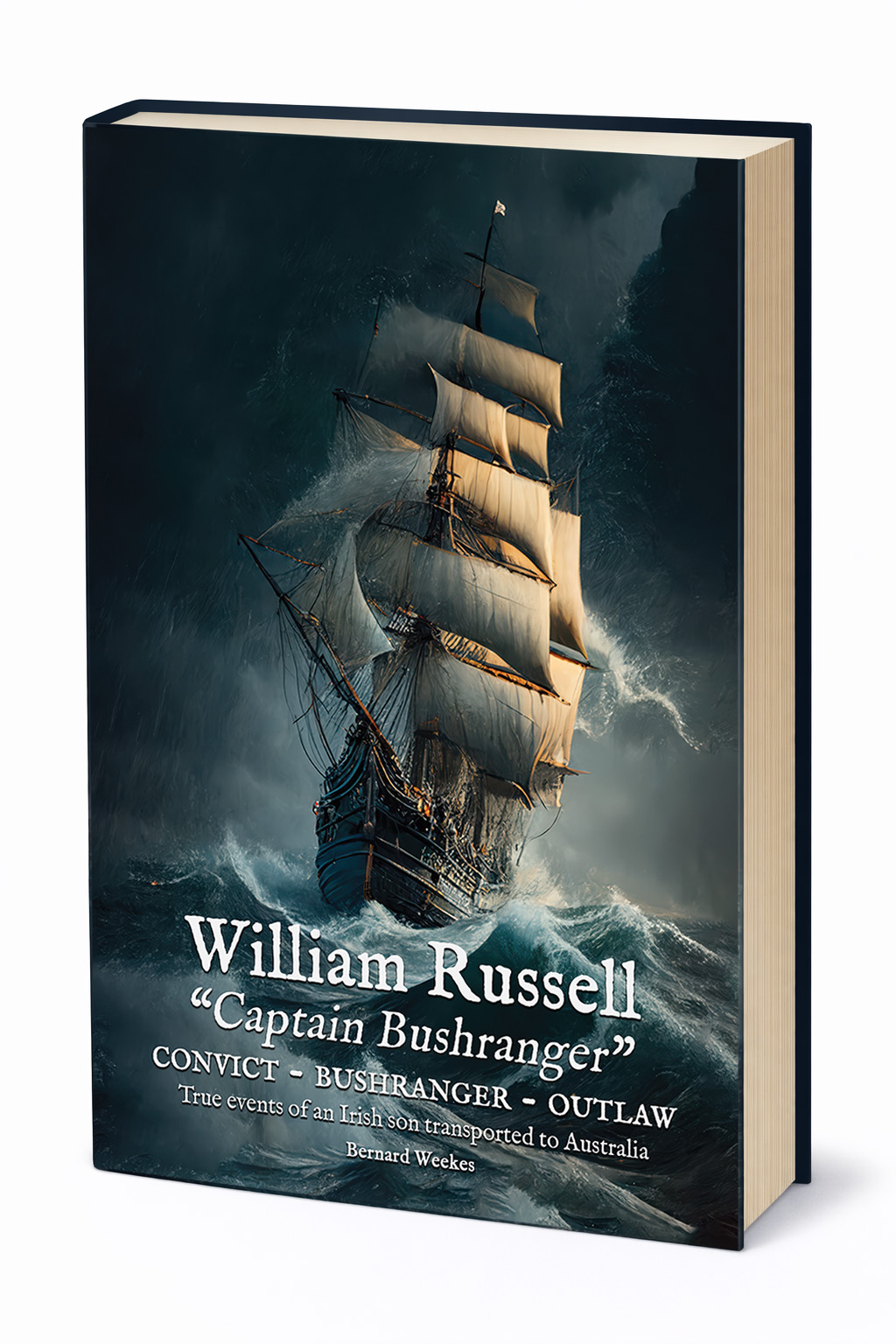 William Russell: Captain Bushranger hardcover edition book cover